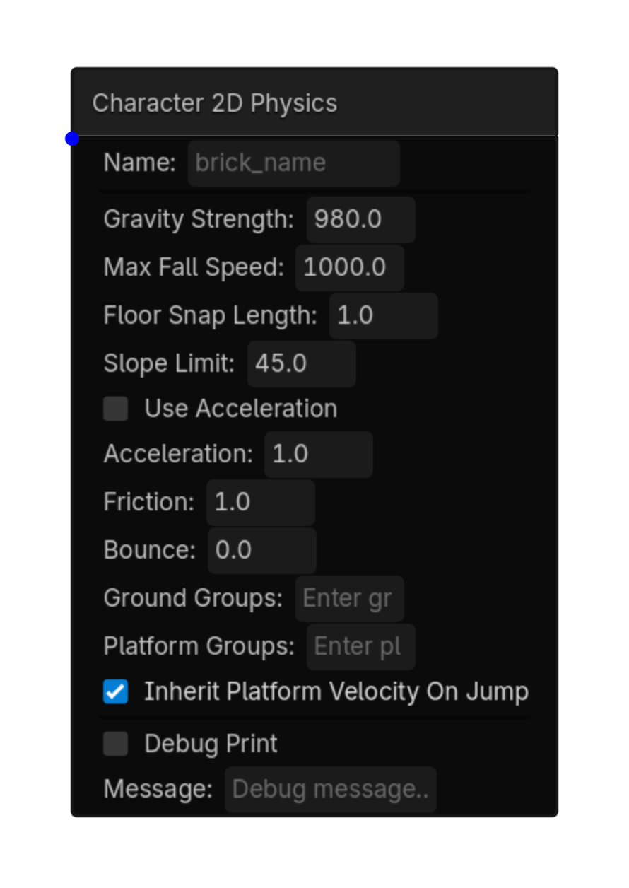 Character 2D Physics screenshot placeholder
