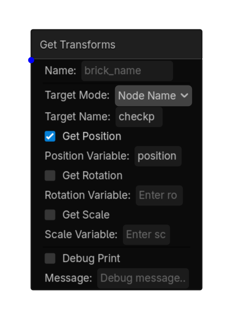 Get Transforms screenshot placeholder