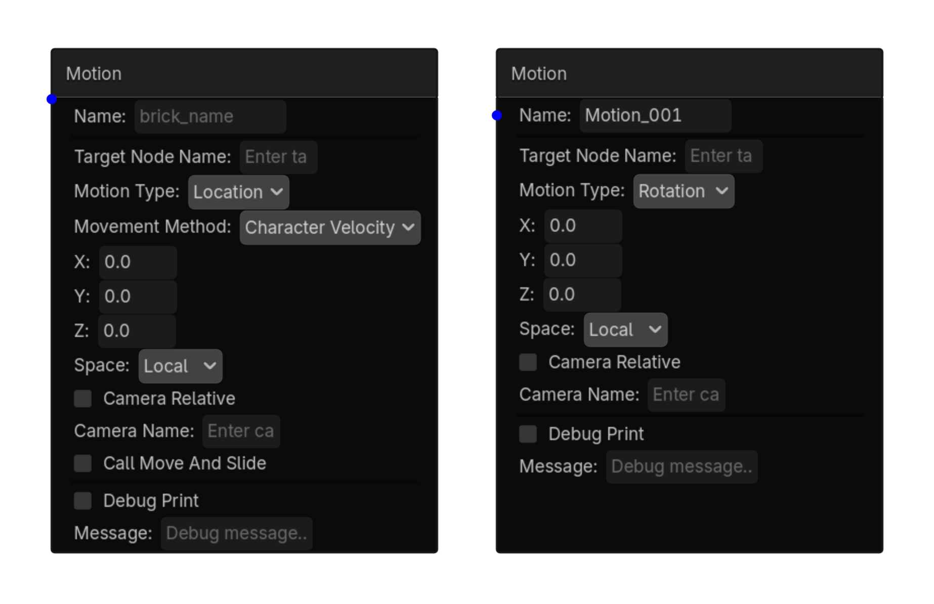 Motion screenshot placeholder