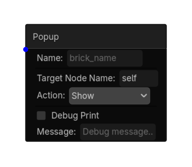 Popup screenshot placeholder