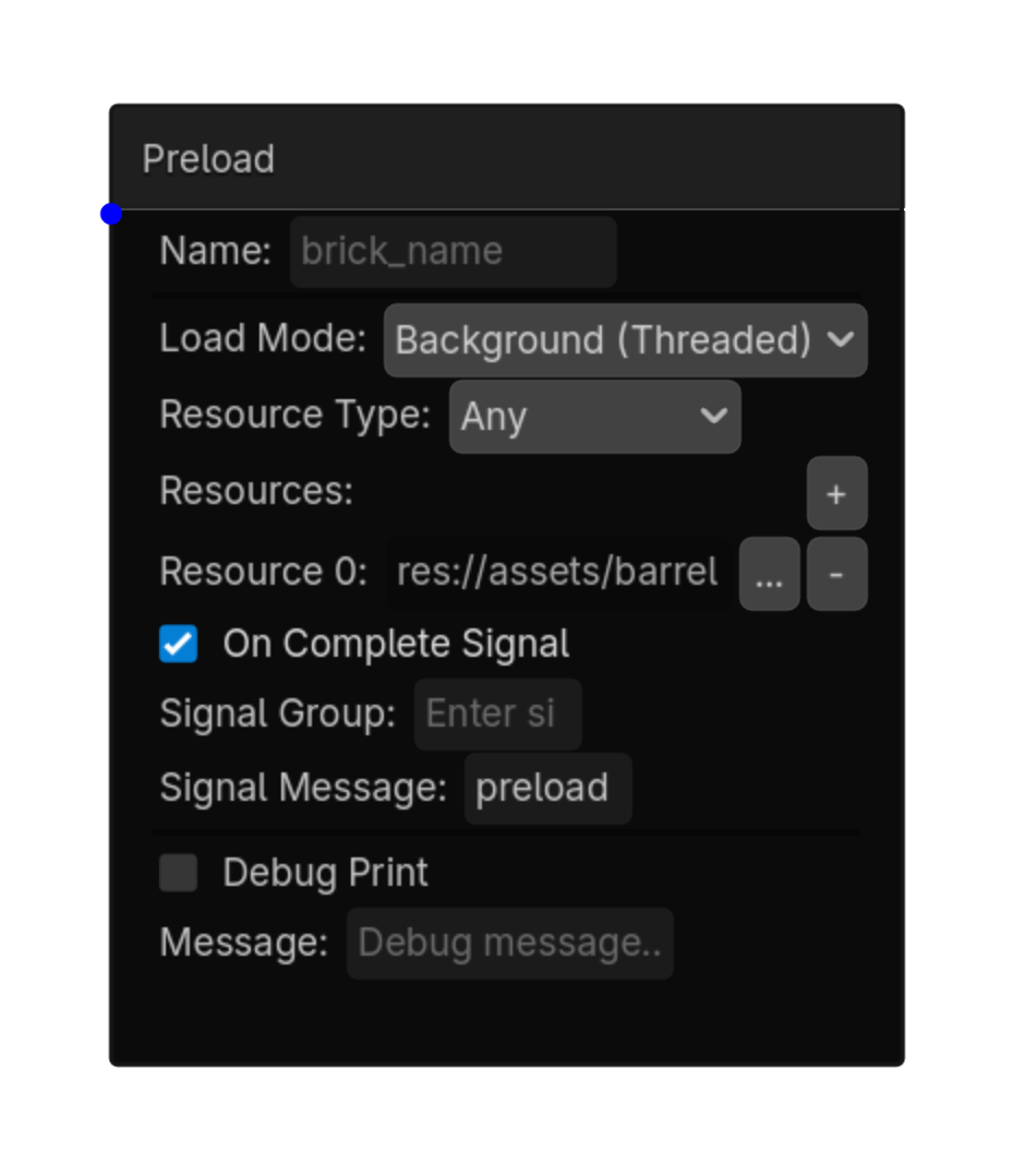 Preload screenshot placeholder