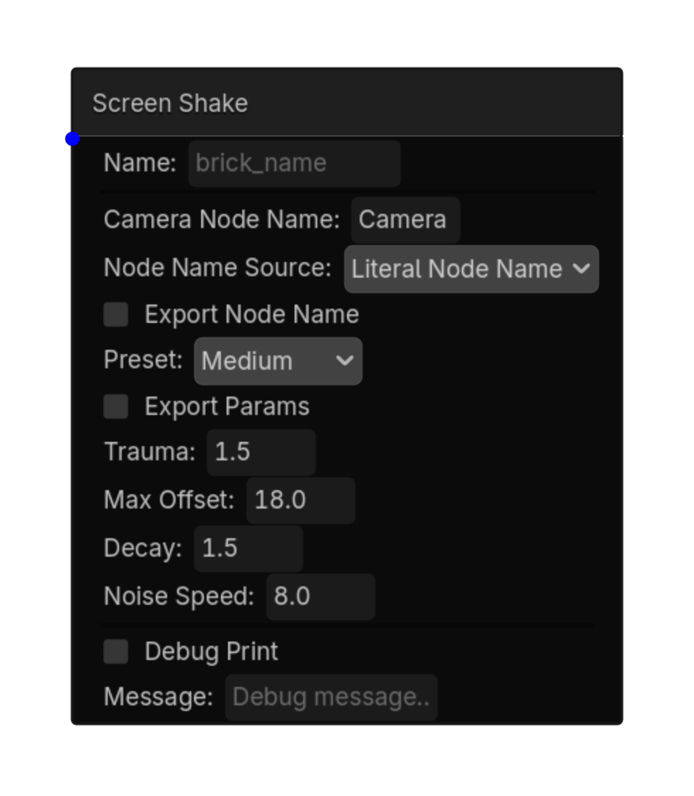 Screen Shake screenshot placeholder